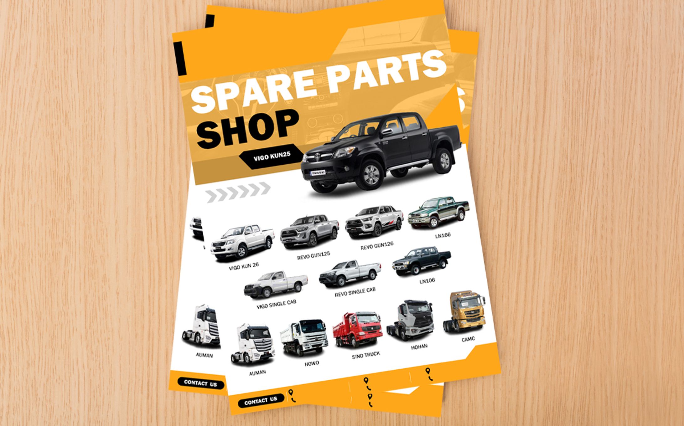 車販売　ポスター制作-1