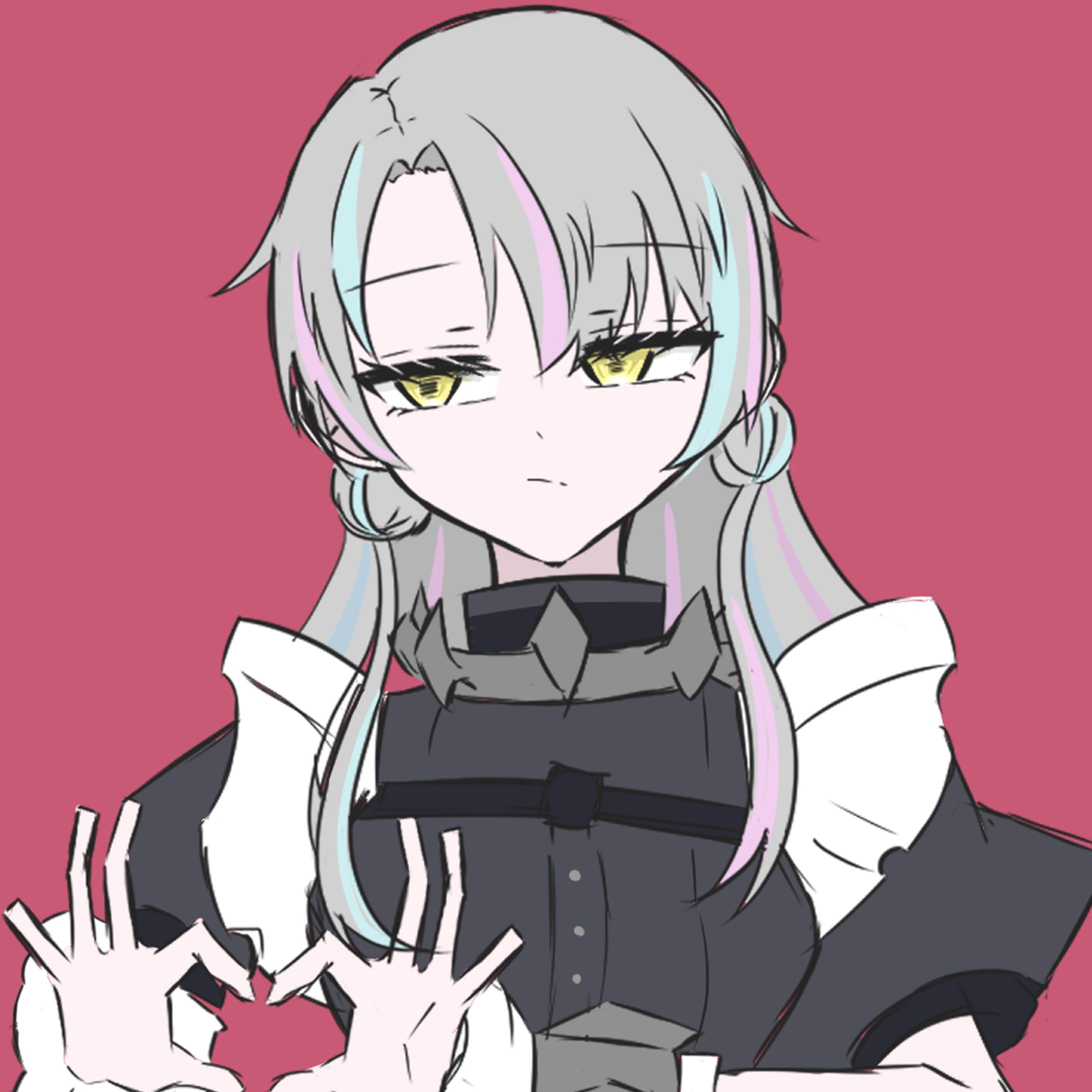 【創作】等身腰上イラスト-1
