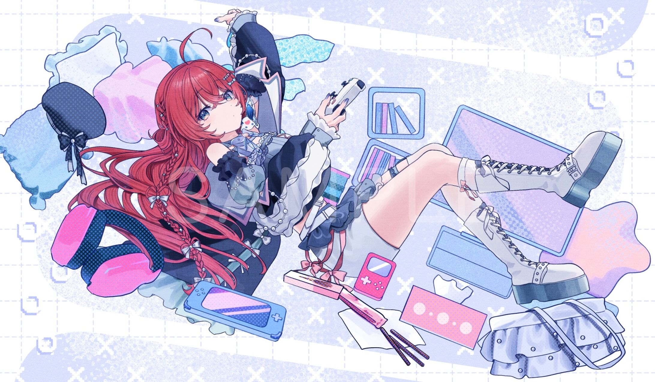 ななしいんく 汐鳴みりね様 「TAIDADA」Cover デビュー記念MV イラスト-1