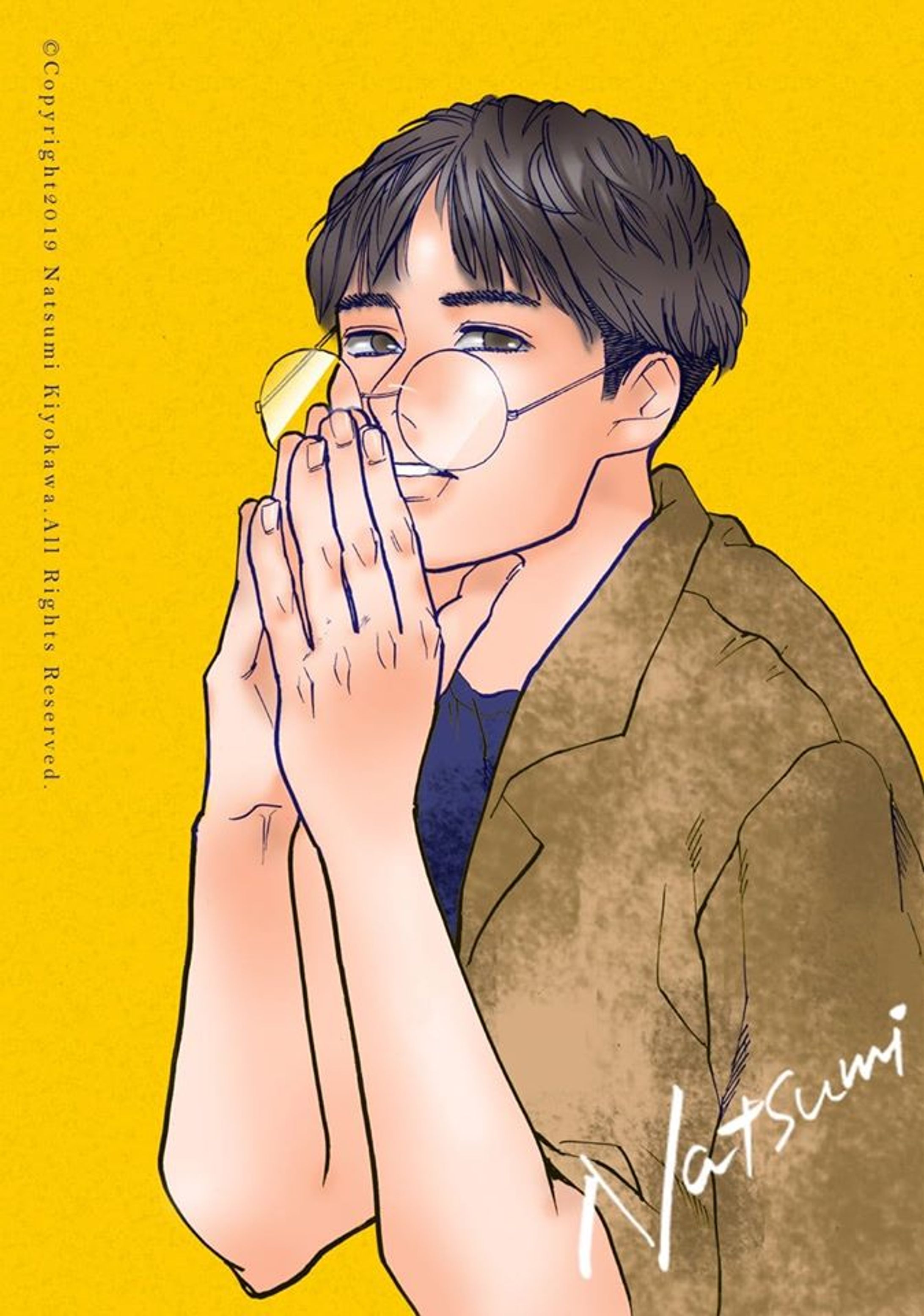 【イラスト】眼鏡男子2019-1