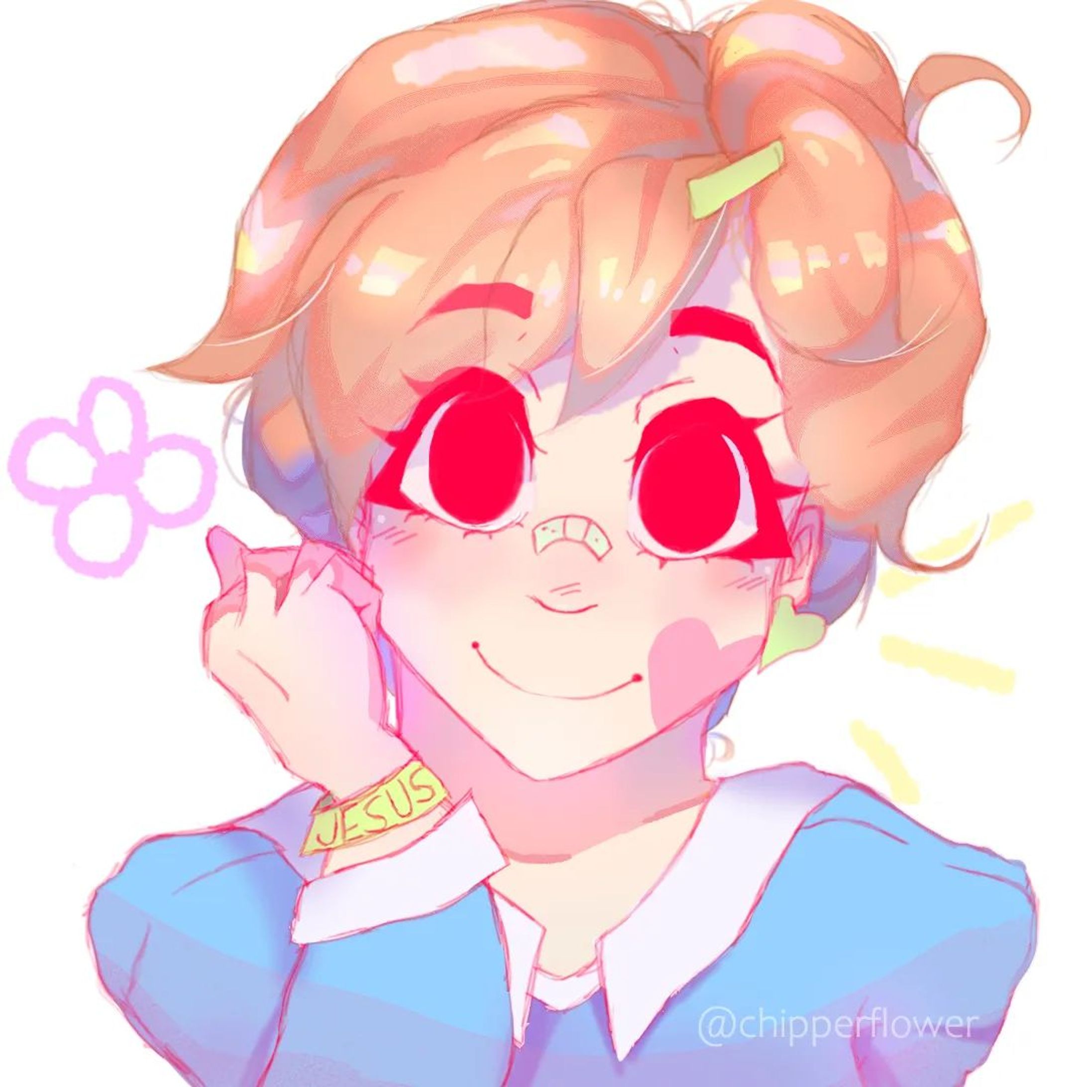 | Joy in the Lord！♡ 
  
I made this a few days ago and was really proud of it! I was about to push it off for a few more days, but I couldn't wait any longer lol! 
 
I have been studying on skin and expressions lately, and soon going to be studying more on hair. Also, how have you all been lately? Remember to always read your Bible! (*^-^*) 🌸 
 
Lol I just finished the Book of Psalms! I'm going to start on the Book of Proverbs today, so can't wait! I've already know a few verses from it, but learning new ones is always such a experience! But even with verses that you already know and they still hit you like: 😳😳😳！ 
 
Also, I might not be able to respond quickly, only because I'm trying to limit my time off from my phone at the moment! Especially Instagram and YouTube, but mainly YouTube hehehe~ 🤭🕊 
 
Also, check out @truthunedited recent video, it's so encouraging for the body of Christ! ♡ 
 
And ooh! I don't know what name to call this character, any suggestions? 😊 
 
Anyways, I hope you all are having such a swell and blessed day!⁣⁣ 恵まれた一日を！🍰   
  
⁣        
May God bless you! 🤗⁣⁣        
⁣⁣        
_____________________________________⁣⁣        
⁣#art #blackfemaleartist #christianteens #christianteen #Jesus #christianity #christianart #iloveJesus #originalcharacterart #blackchristian #イエスキリスト #キリシタン #イエス #pinkart #JesusChrist #christianartist #christianyouth #digitalart #hotpink #sketches #pinkartwork #pinkaesthetics #sketchingart #sketchingtime #chipperflower #chipperart⁣⁣⁣        
⁣⁣⁣       
#Jesuslovesyou-1