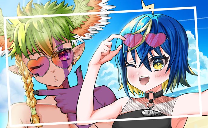 イラストレーター　デザイナー、vtuberさん