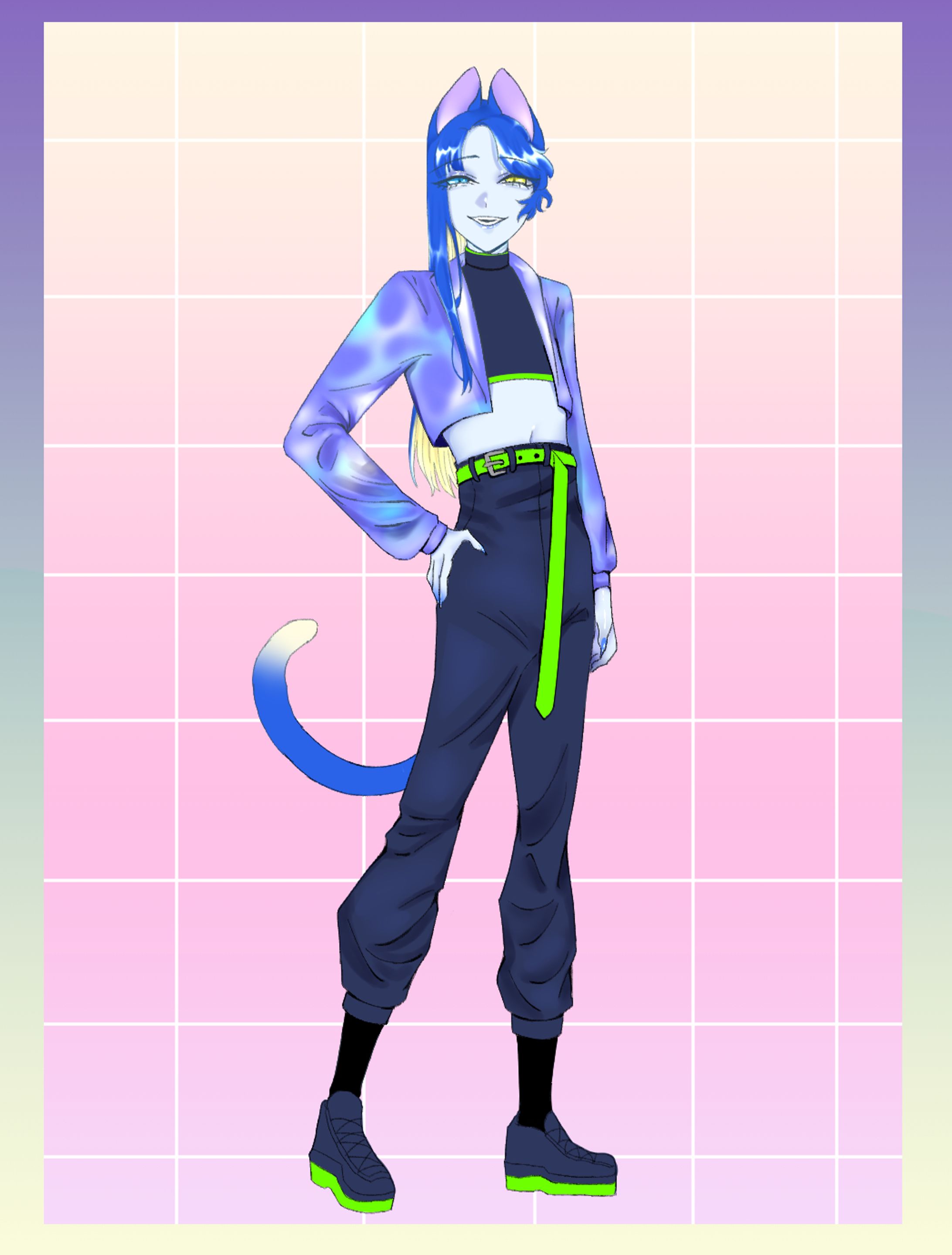 猫の擬人化立ち絵 CO-1