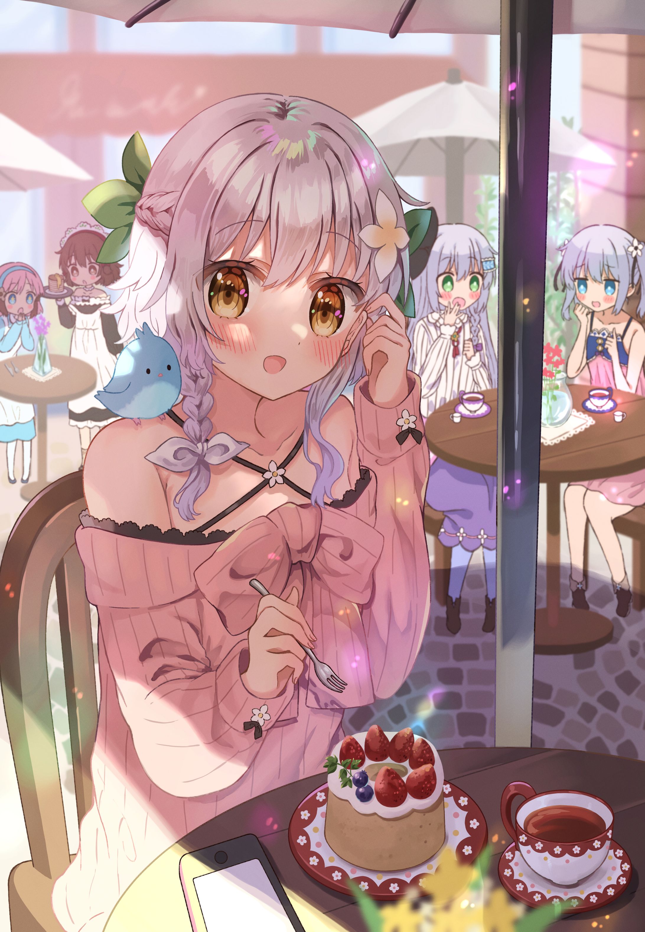 カフェでまったり-1