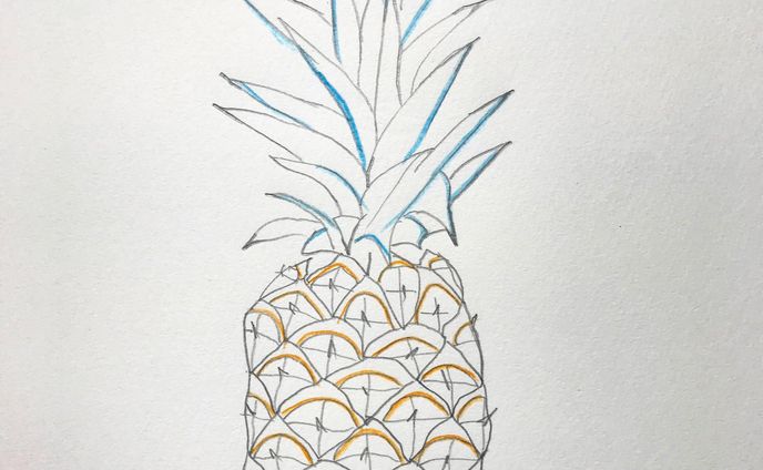 #pineapple #ananas #fruits #juice #summer #drawing #pencildrawing #tropical #cafe #bar #パイナップル 
#ジュース #フルーツ #夏 #カフェ #バー #イラスト #テキスタイルデザイン #果物  #千疋屋 #パフェ