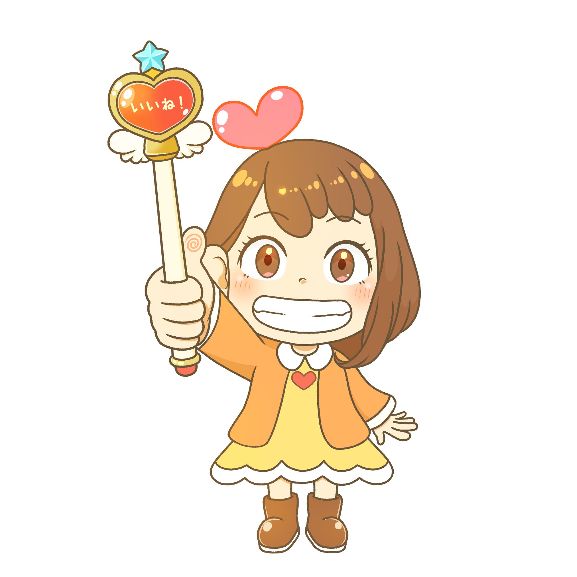 株式会社SoRA さま 「いいね！訪問介護事業所」の『いーちゃん』キャラクター制作-1