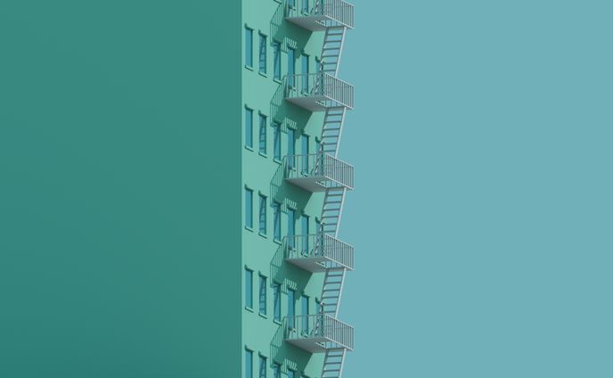 Stair - Voxel art