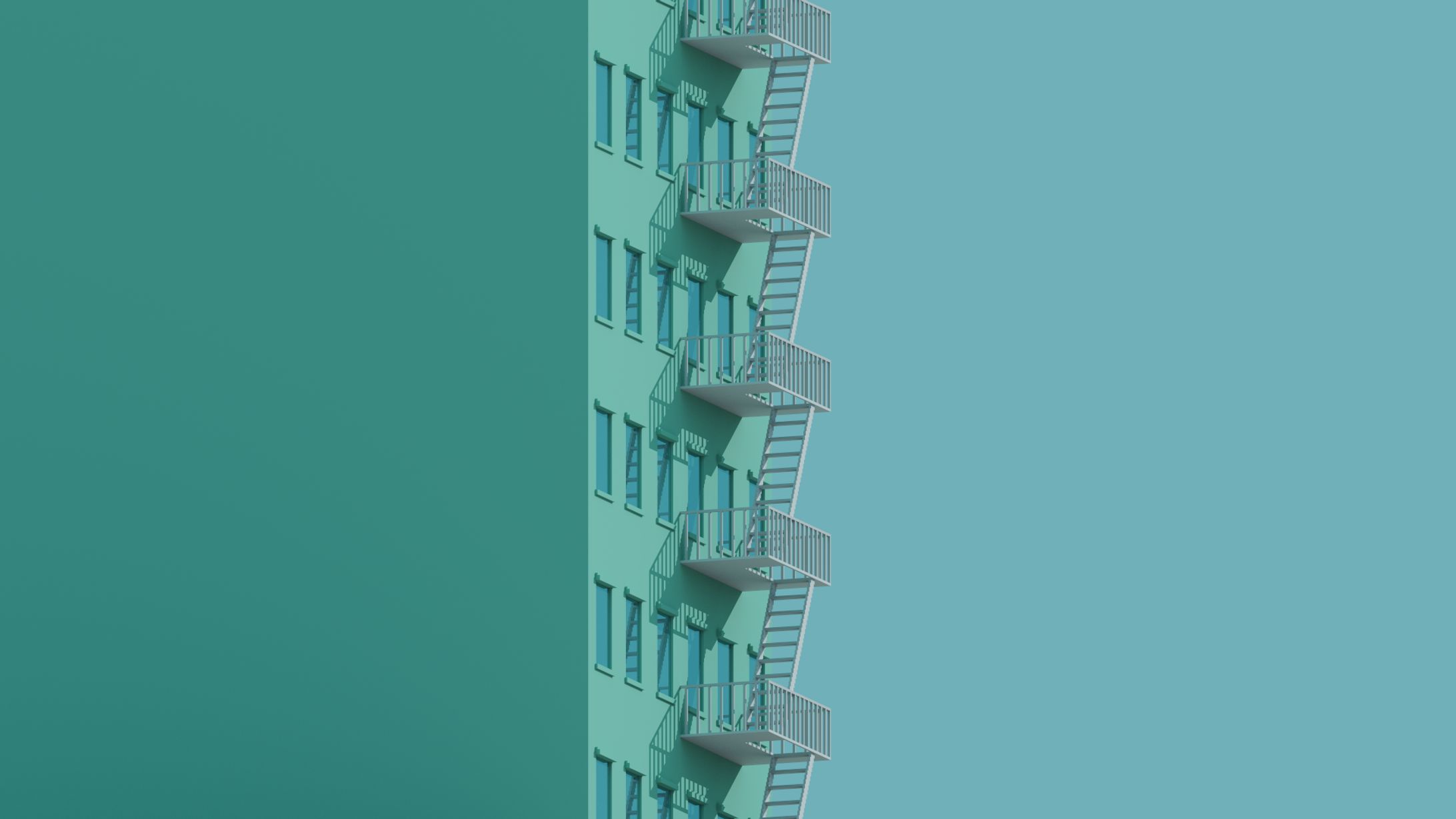 Stair - Voxel art-1