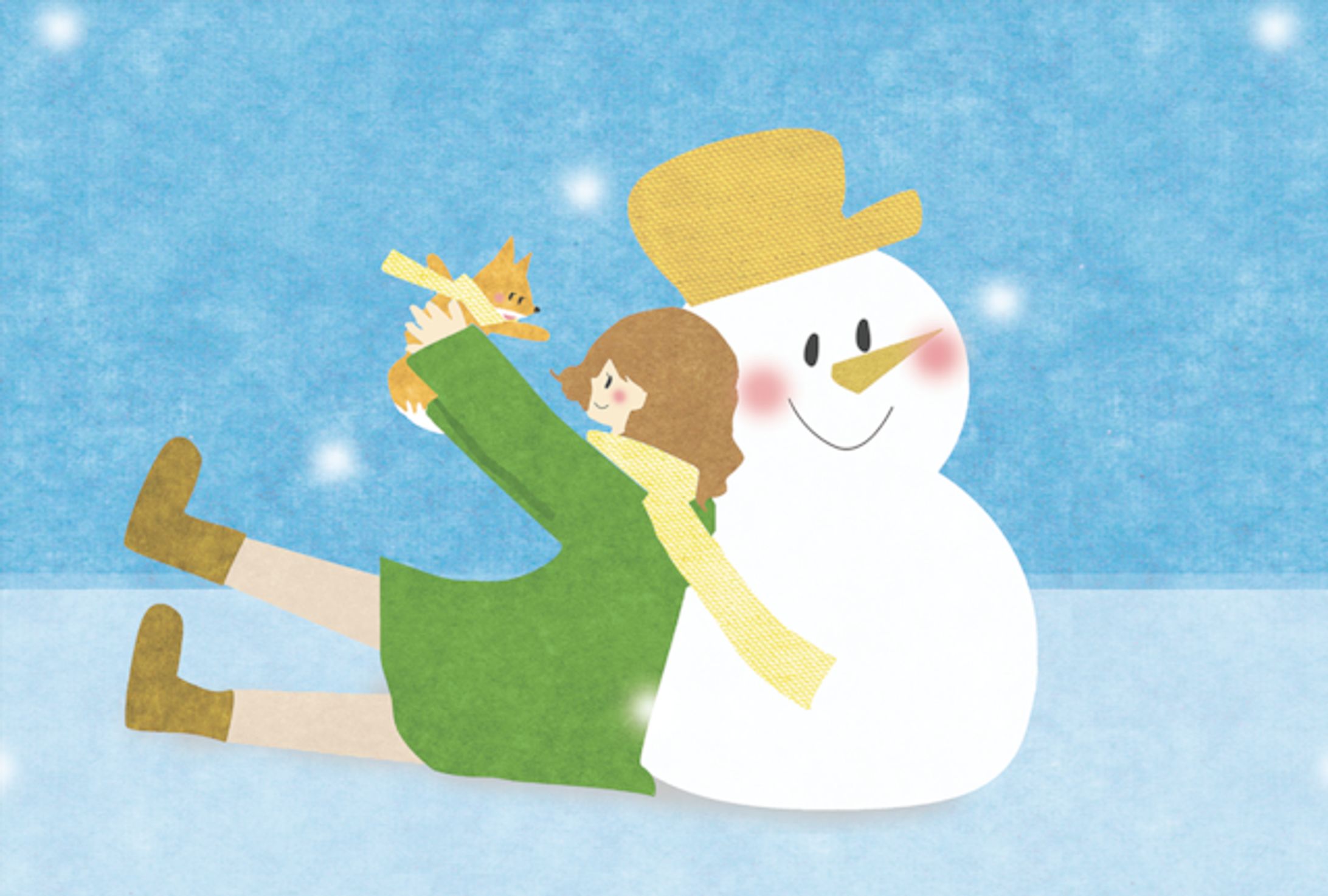 【イラスト作品】winter girl-1