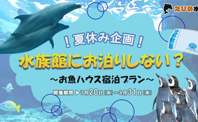 【バナー】水族館お泊り企画