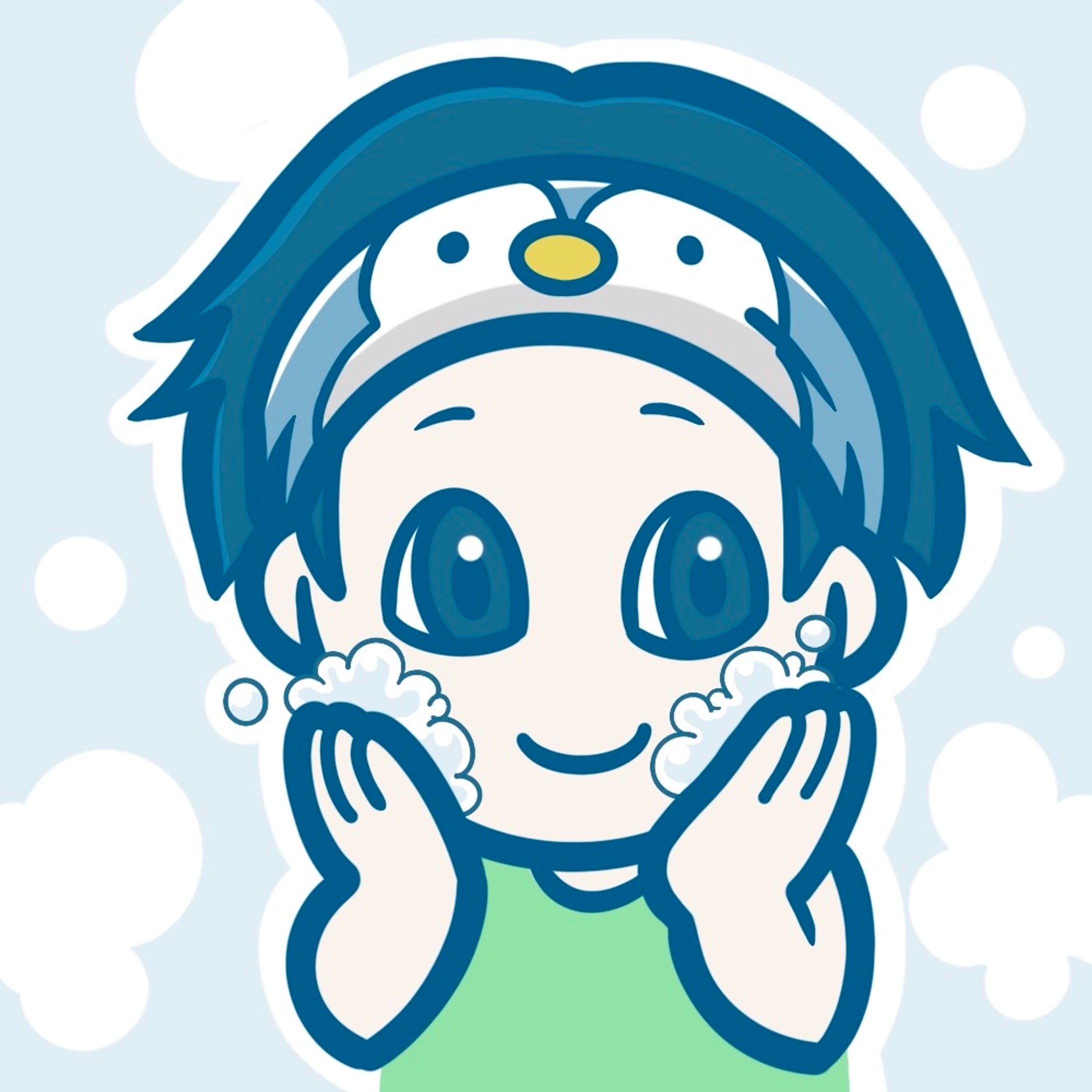 美容×ペンギン（ＳＮＳアイコン）-1
