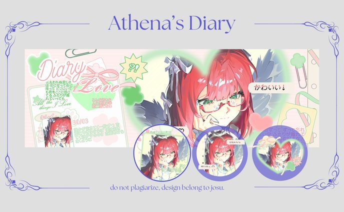 Athena's Diary Twitter Layout