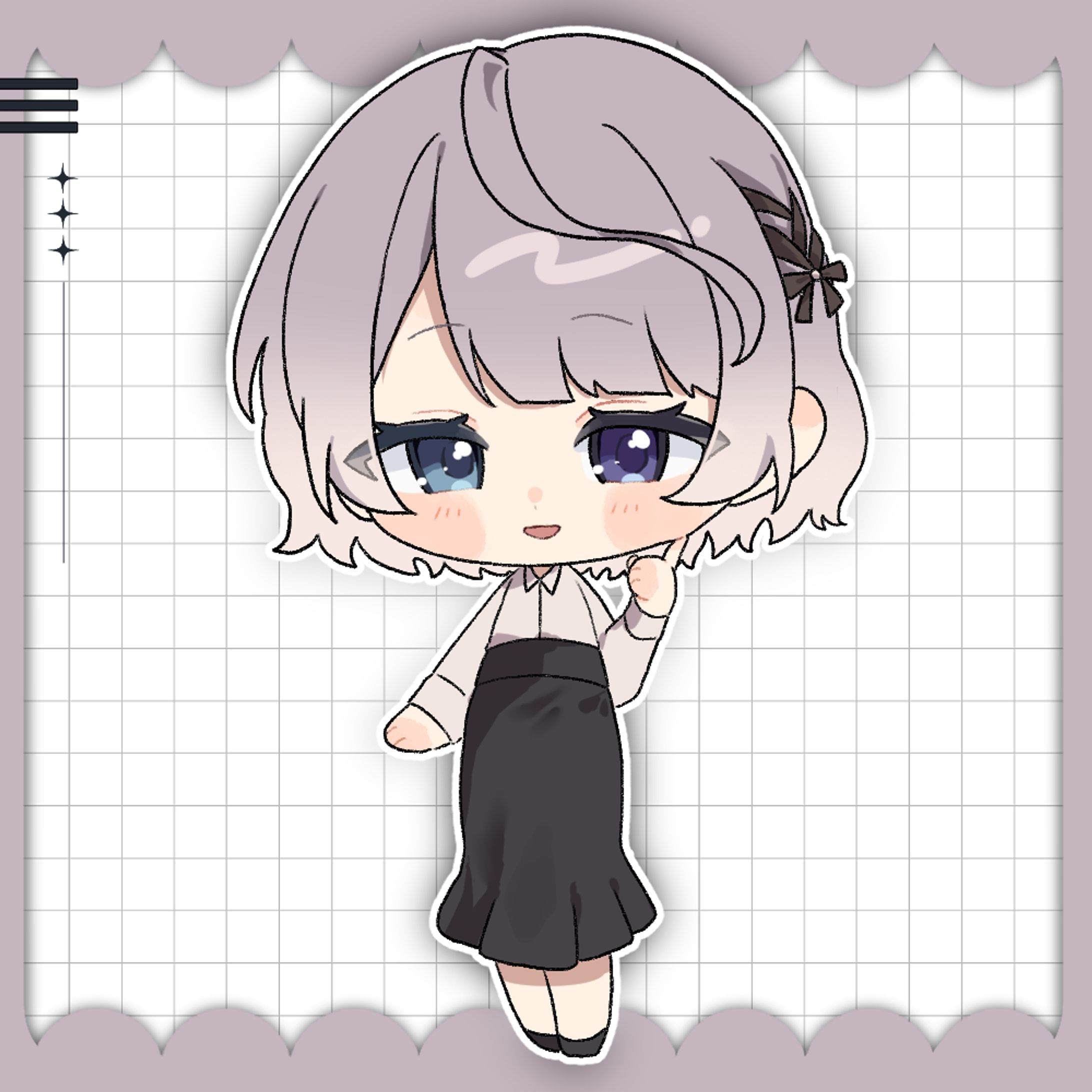 【お仕事】ミニキャライラスト-1