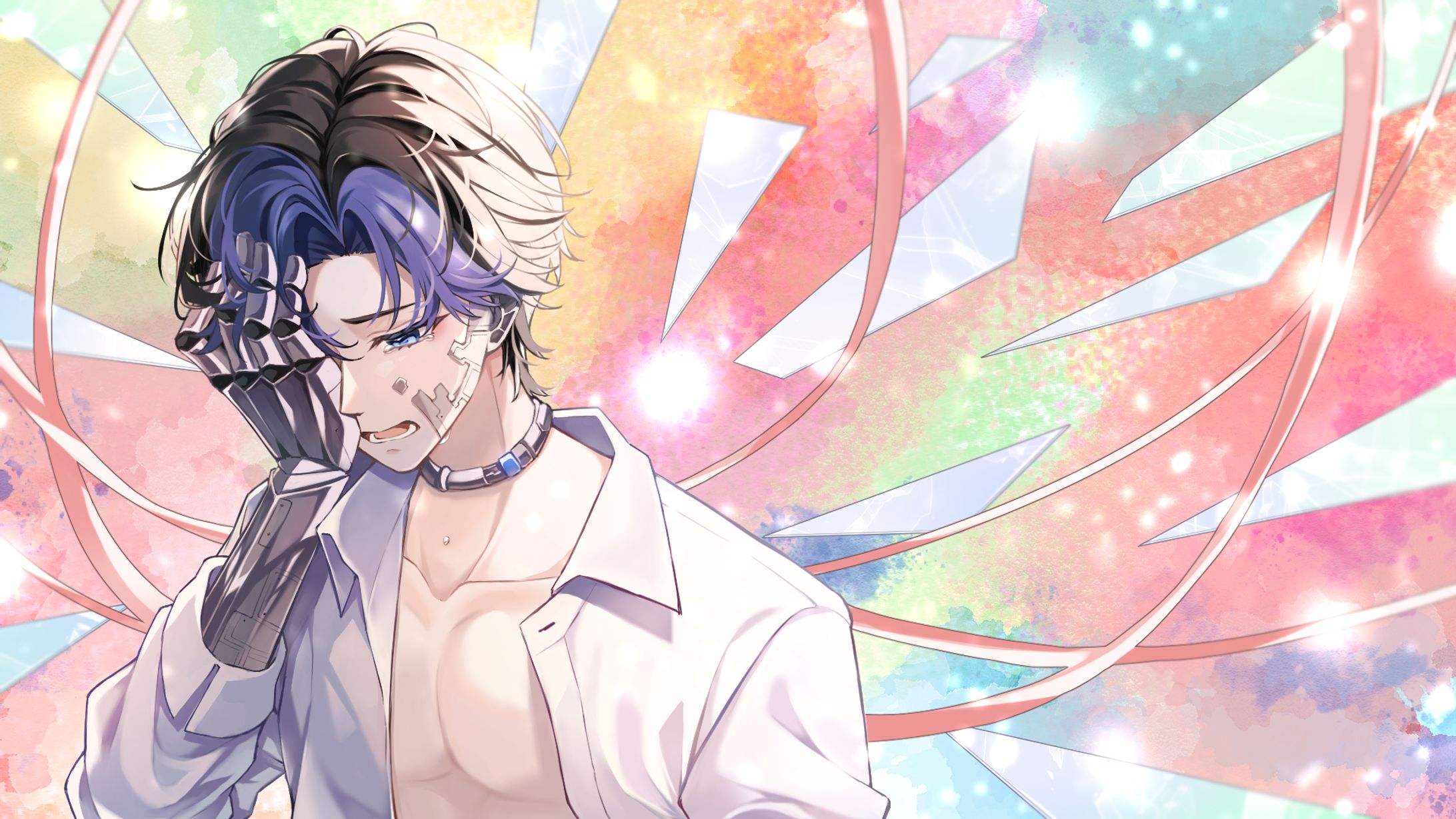 夜音シズク様 『心做し』歌ってみたMV用イラスト-1