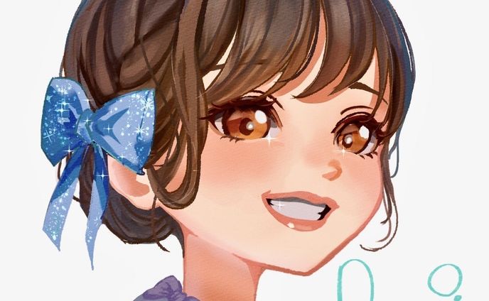 SNSアイコン、似顔絵イラスト