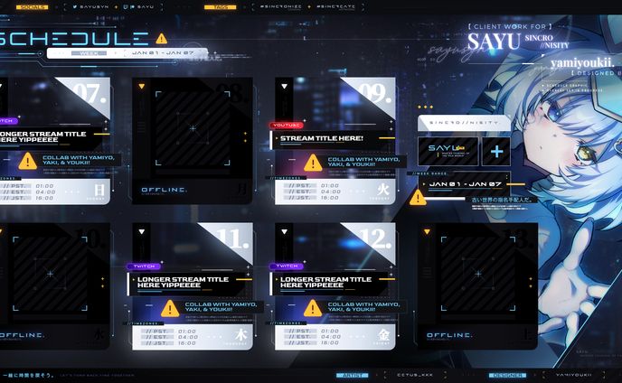 【Schedule】 Sayu