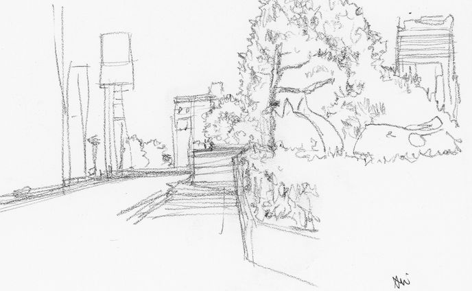 street sketch