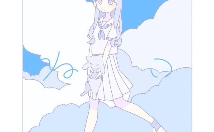 digital art、女の子