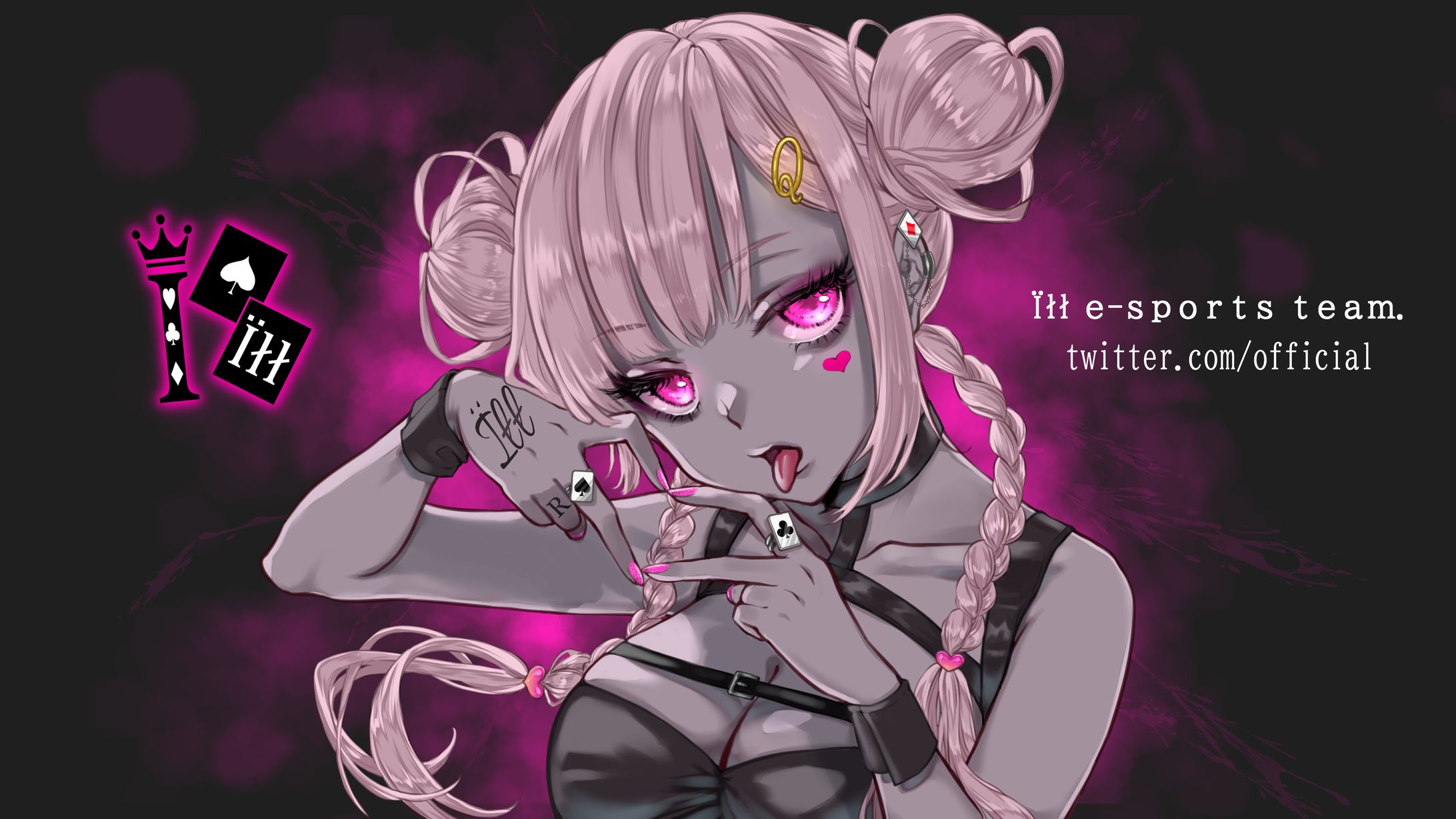 【一枚絵】e-sports team《Ïłł》ヘッダー＆ロゴ-1
