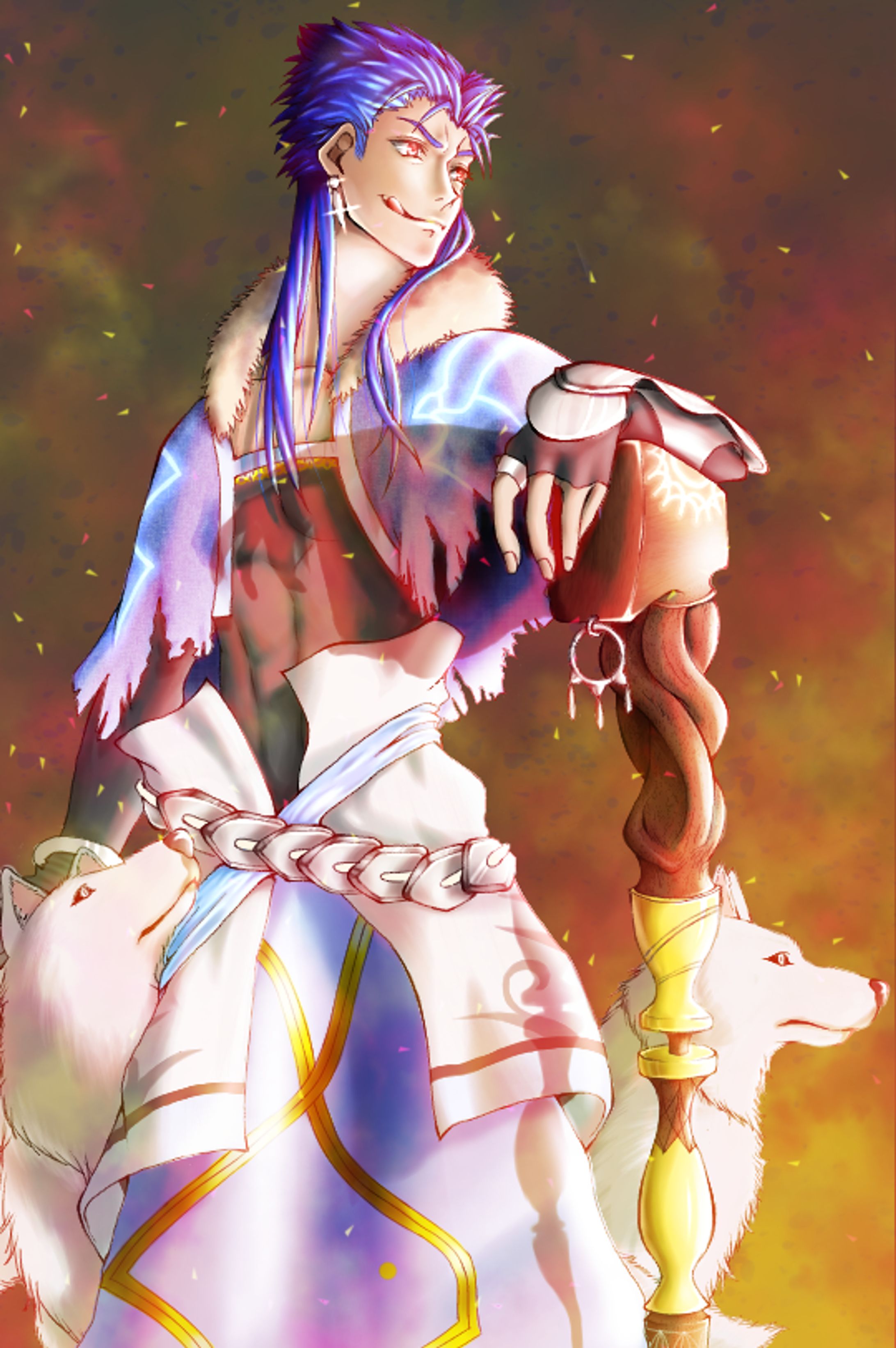 版権（FGO キャスター クー・フーリン）-1