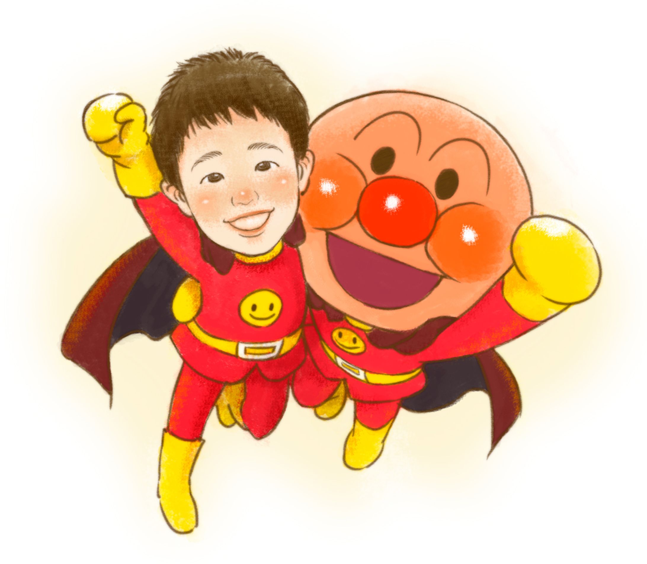 似顔絵（子供／優しい画風）-1