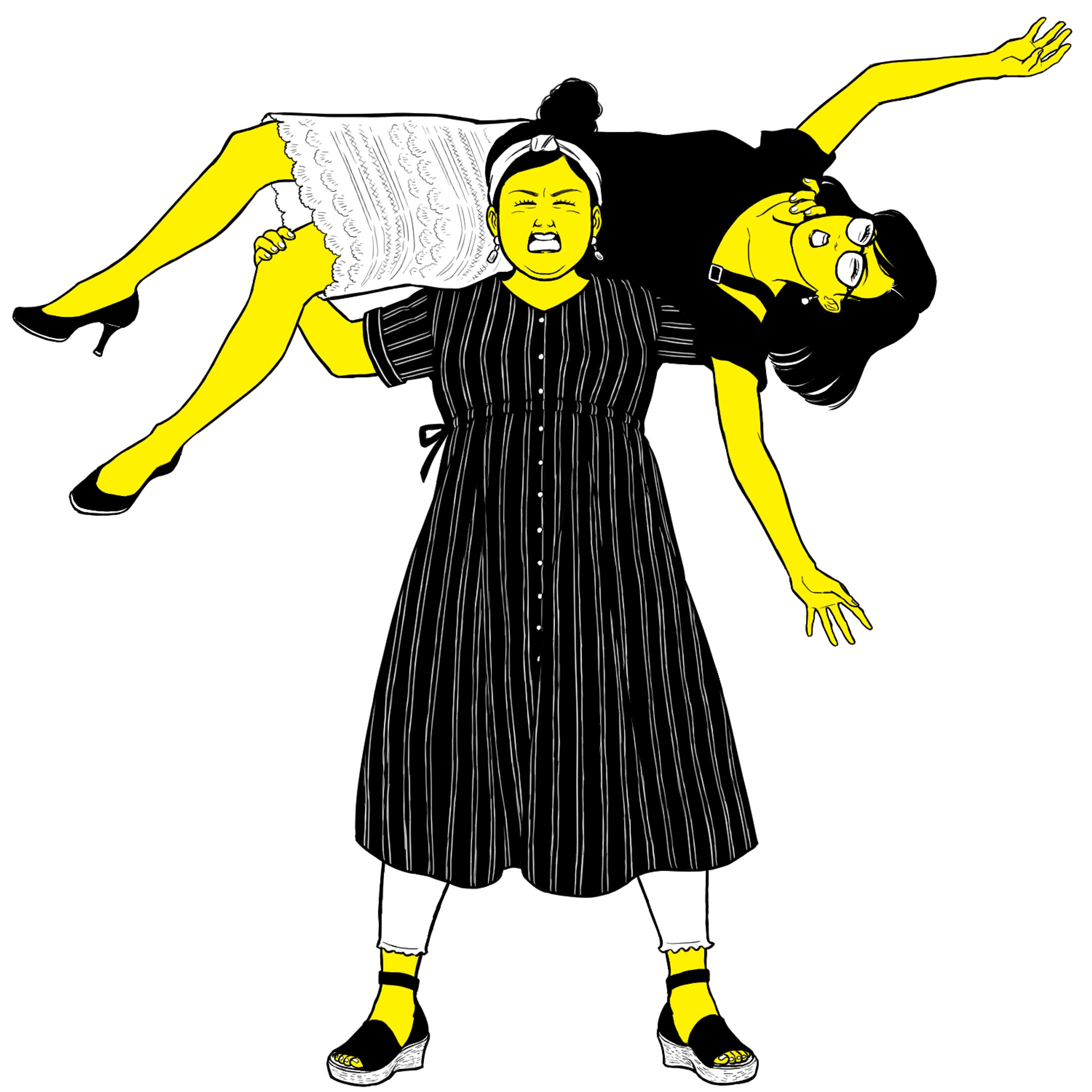 ほぼ日「今こそ、プロレス愛」イラスト-1