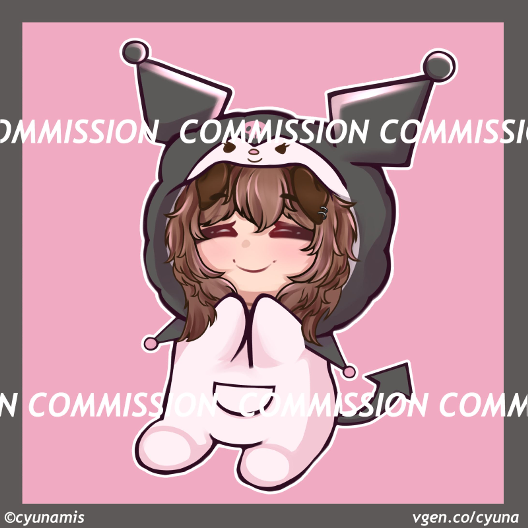 YCH Sanrio Chibi for ghostgirlnoel-1