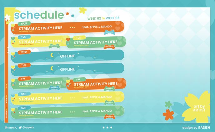 Schedule Graphic