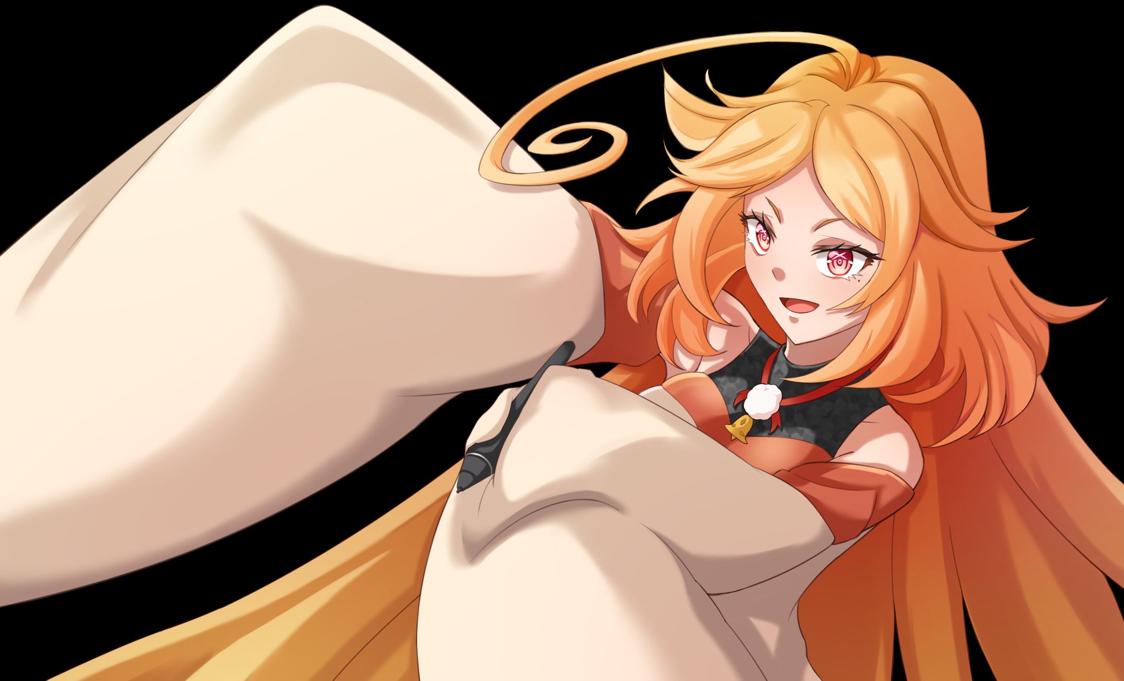 VTuber暁月けだまさん動画サムネイル用イラスト-1