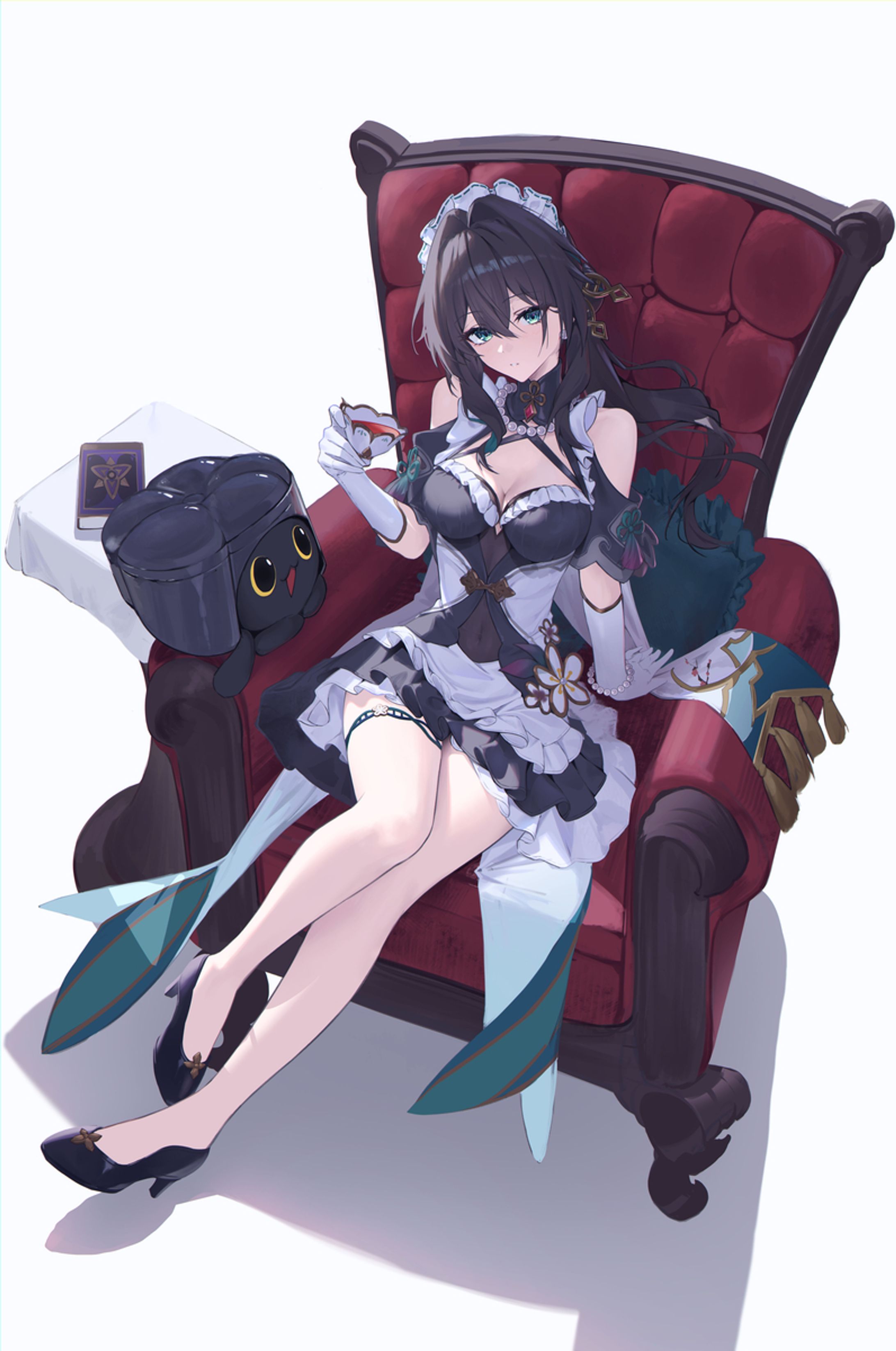 【二次創作】メイド姿ルアン・メェイ-1