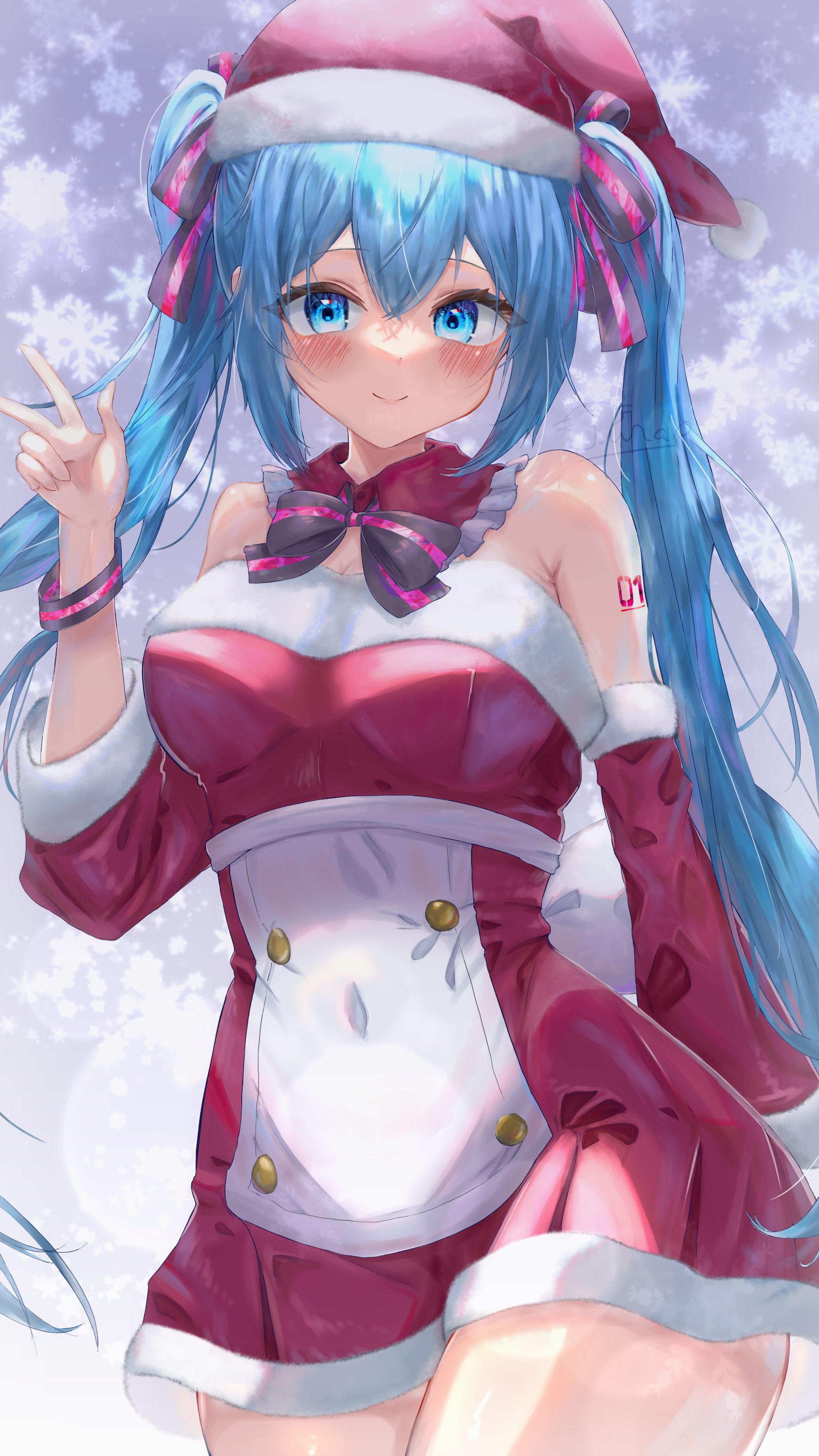 初音ミク　クリスマス-1