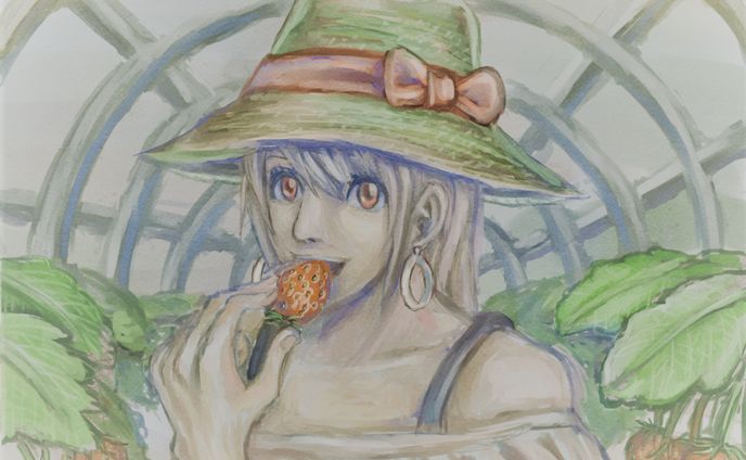 Strawberry picking
