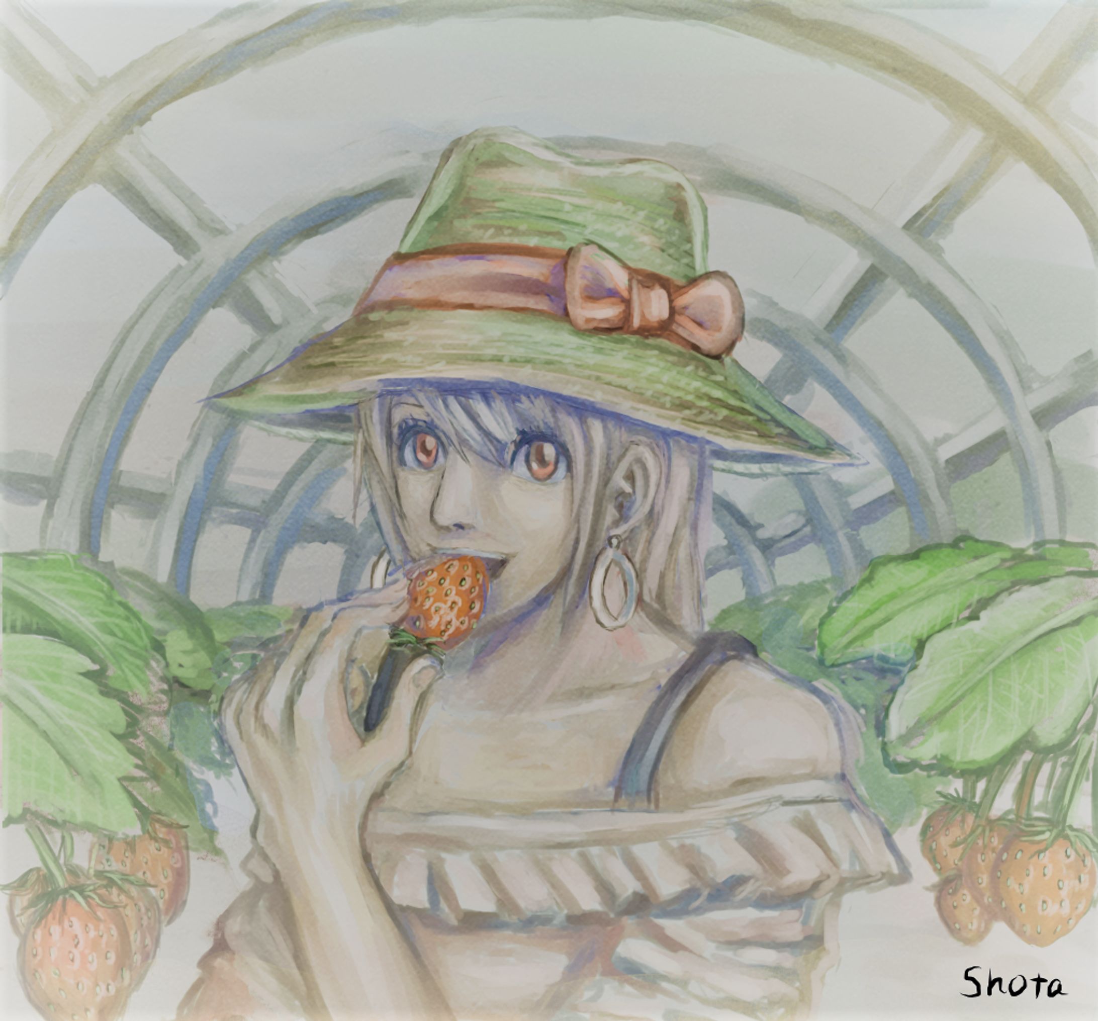 Strawberry picking-1