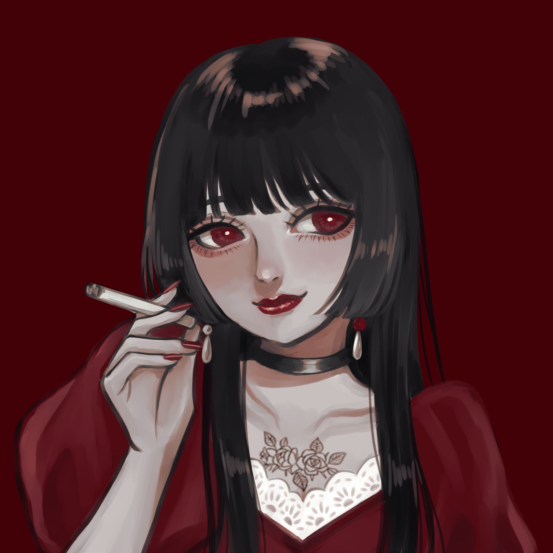 愛染ナナ 厚塗りアイコン②-1