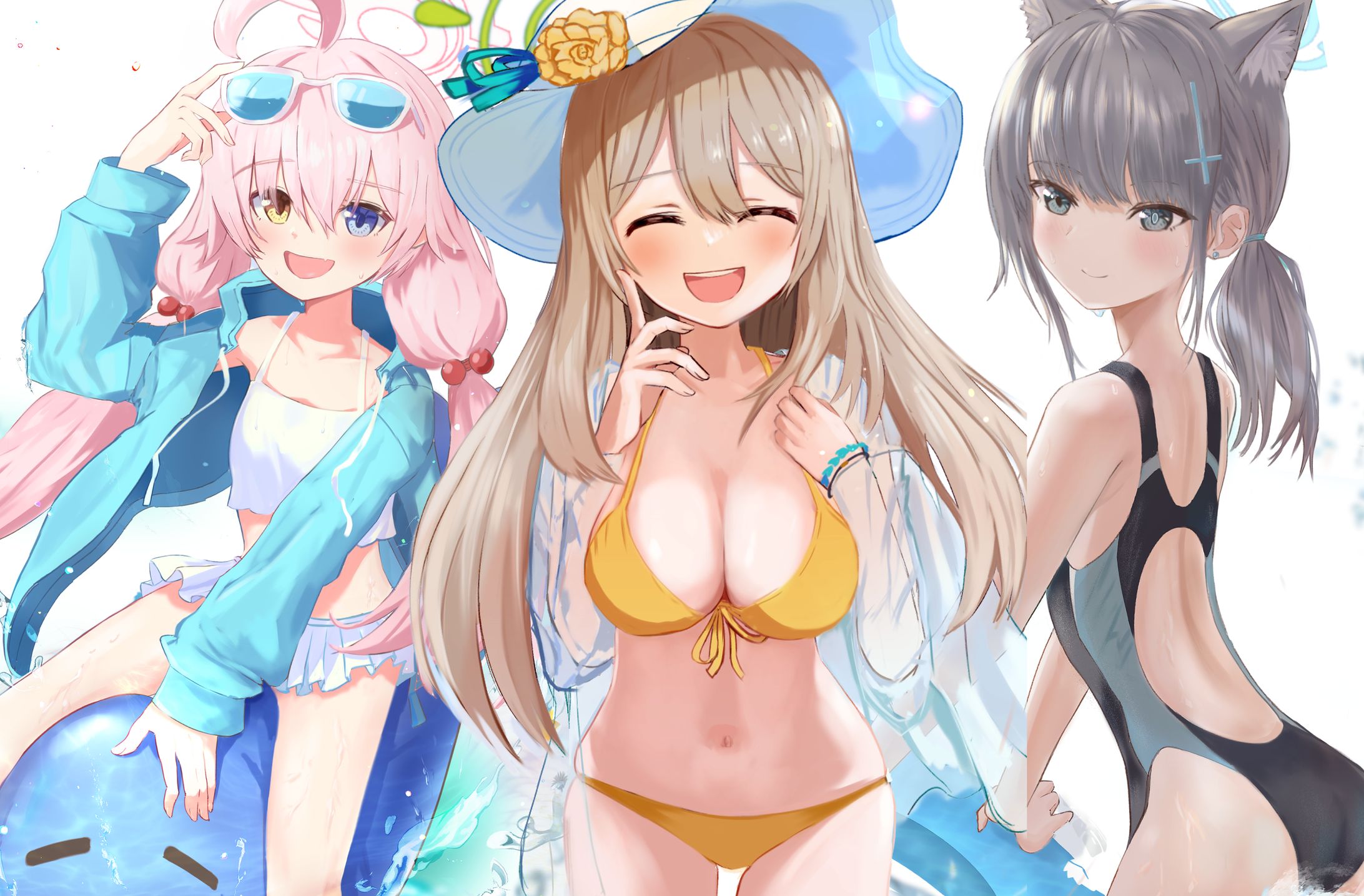 ブルアカ水着-1