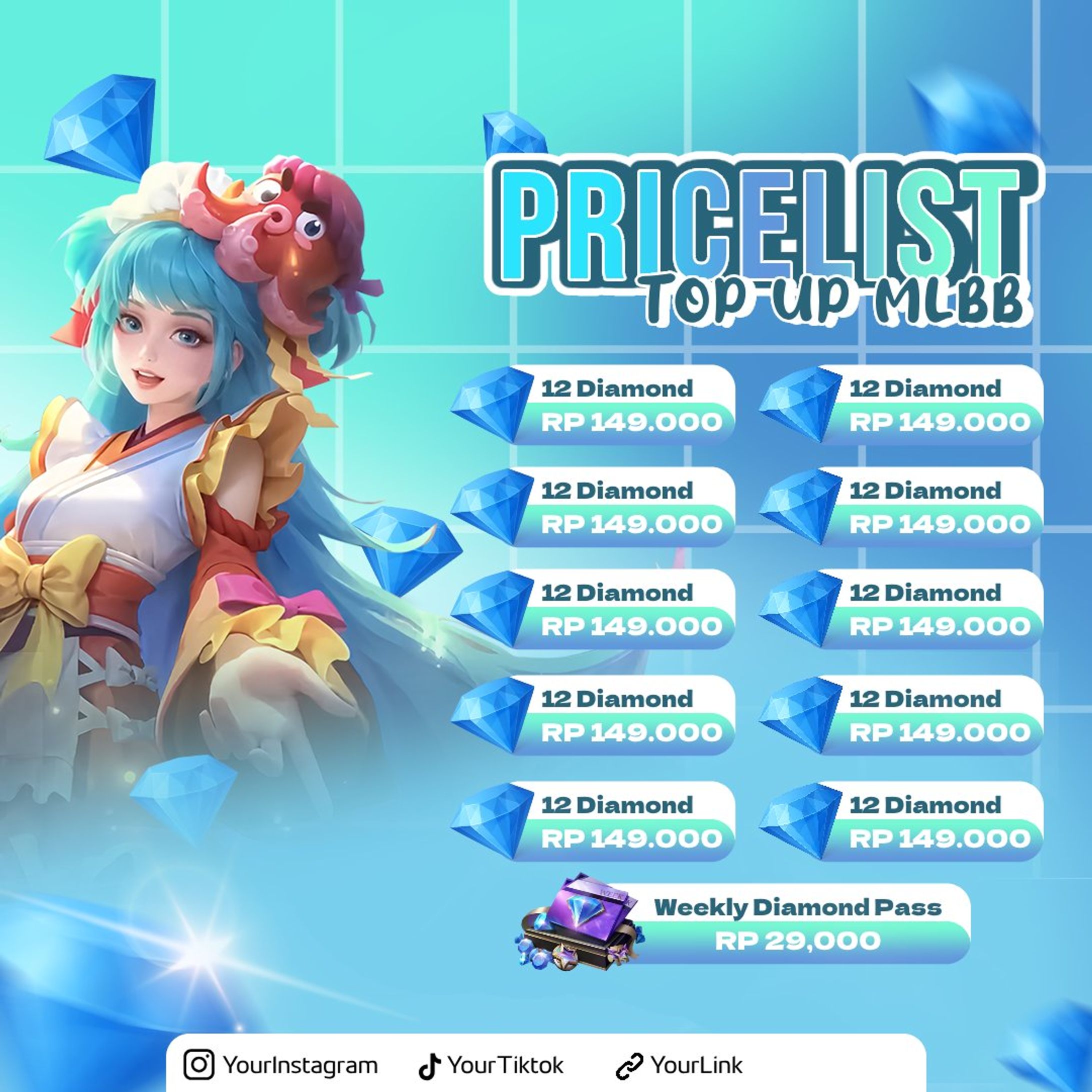 Pricelist example (design for sale)-1