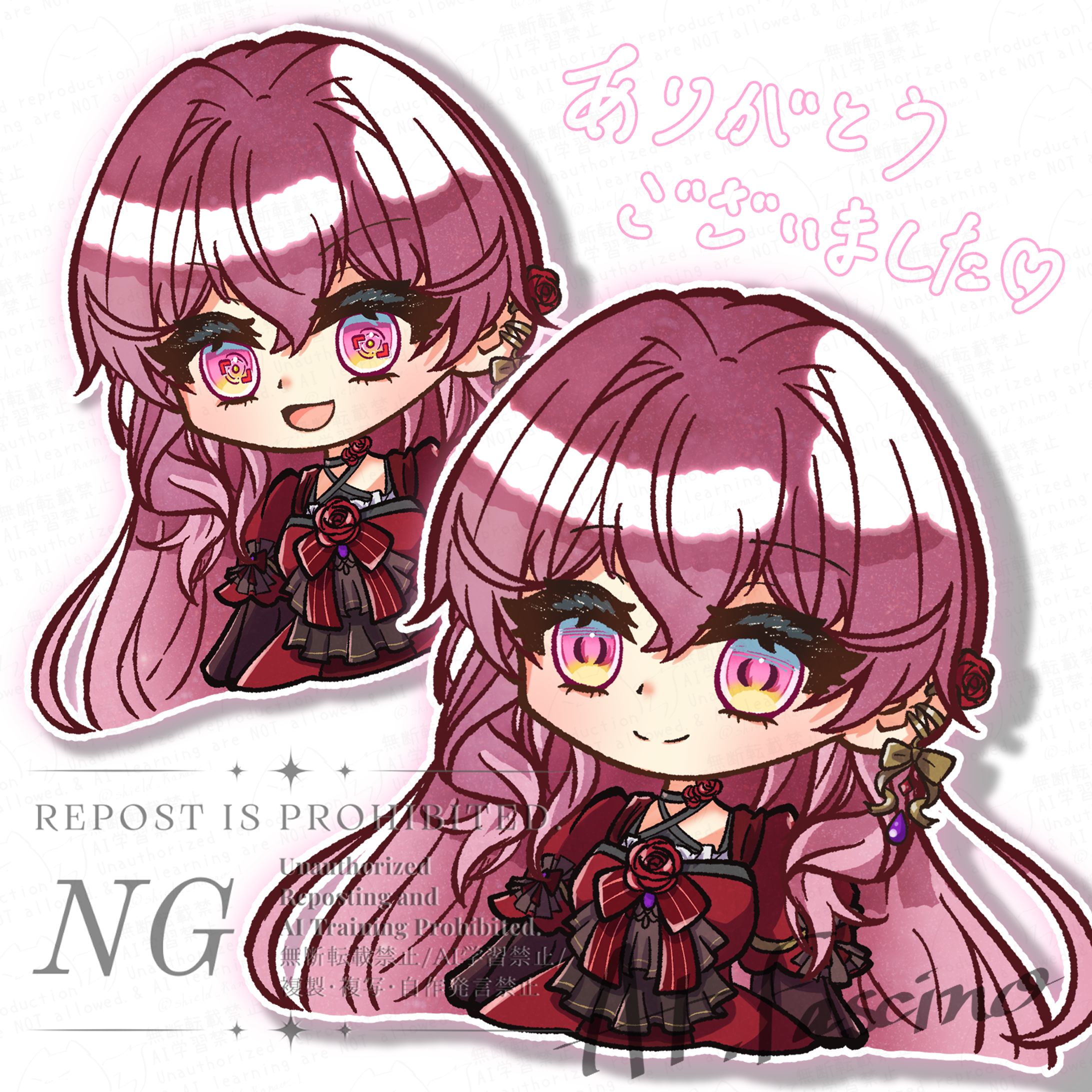 ミニキャライラスト/表情差分-1