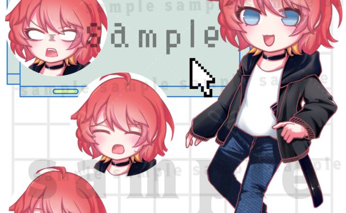 ご依頼絵-描き込みミニキャラSD-