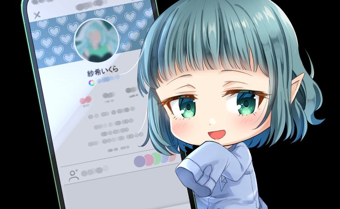 Vライバー 紗希いくら様SDイラスト