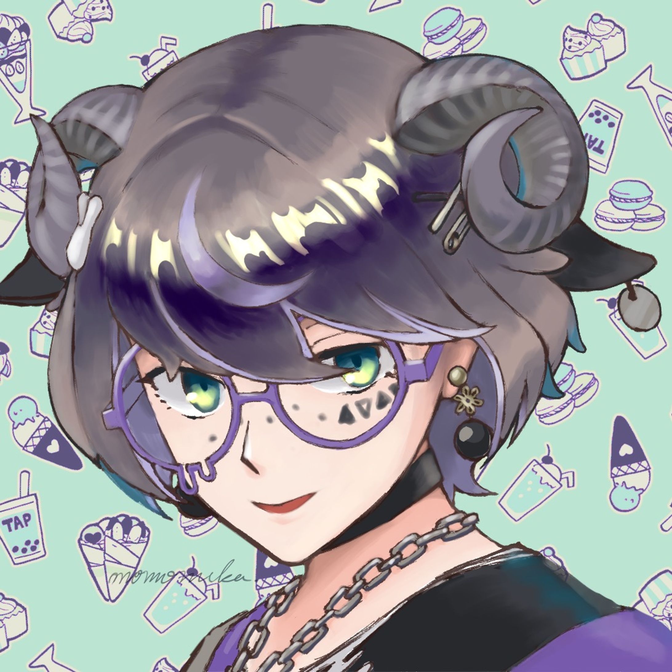創作　ダウナー系男子-1