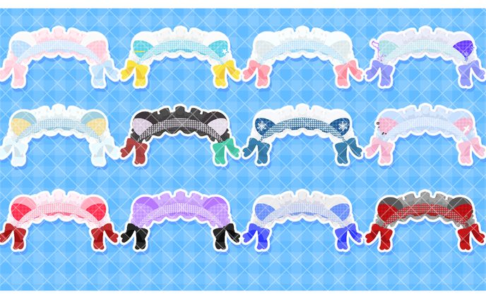 くまマカロン量産企画5 ヘッドドレス