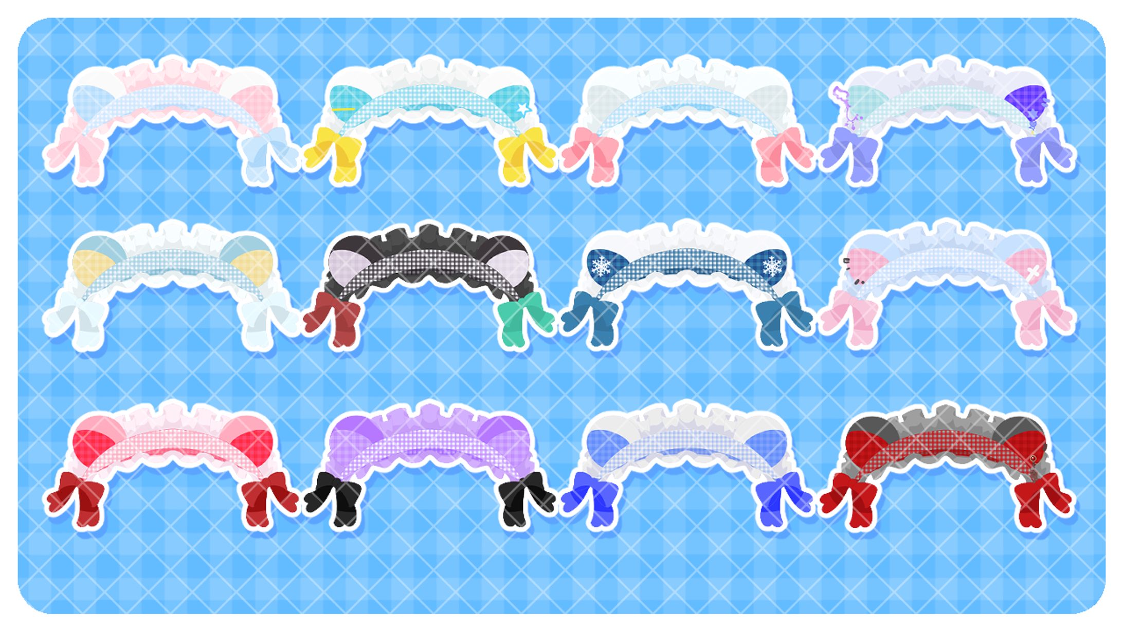 くまマカロン量産企画5 ヘッドドレス-1