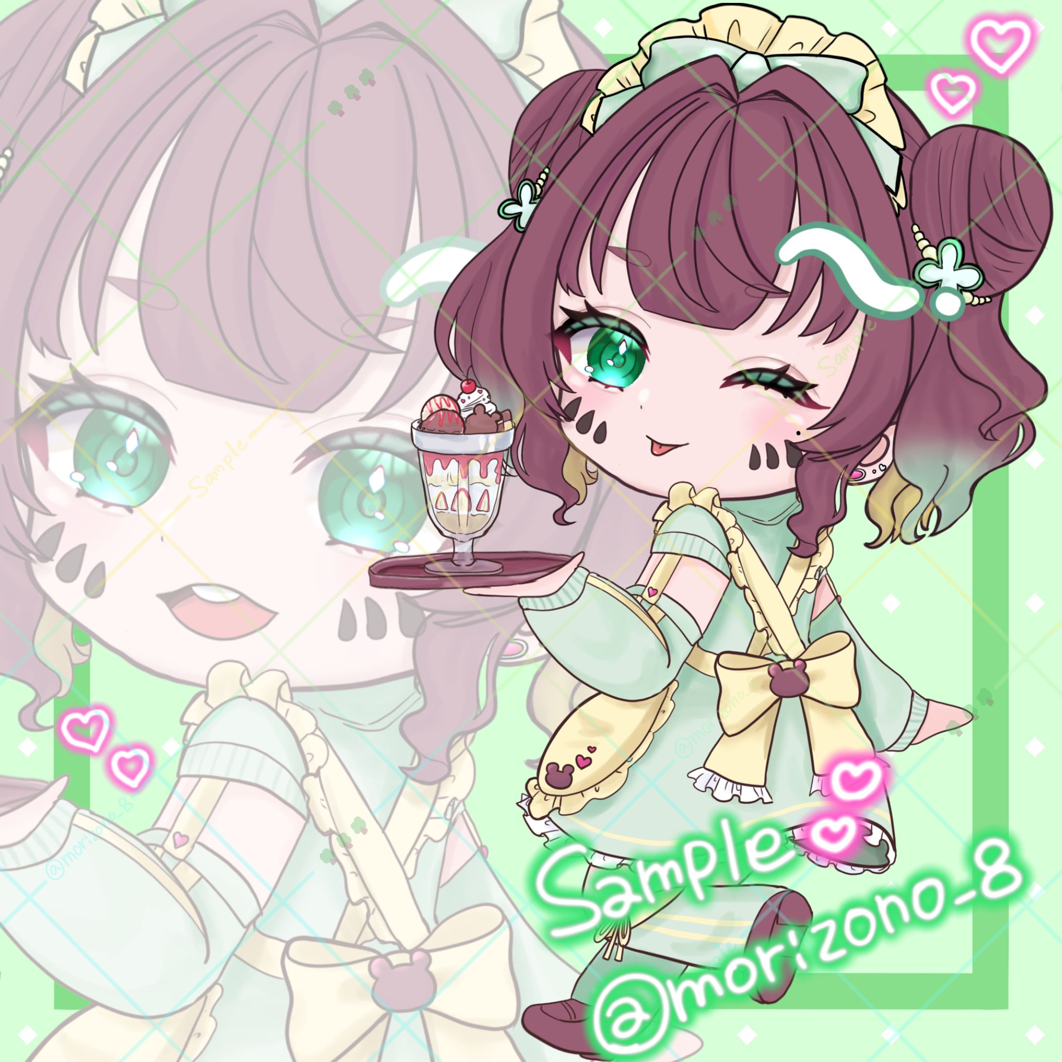 【創作】代理ちゃんジャージメイド服SD-1