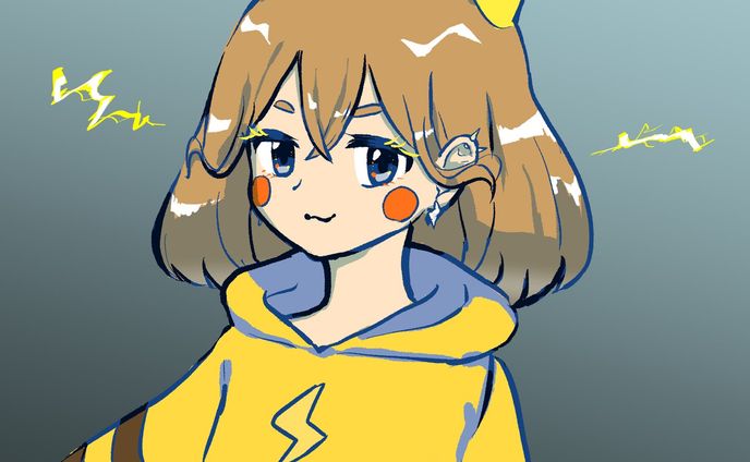 ピカチュウの擬人化