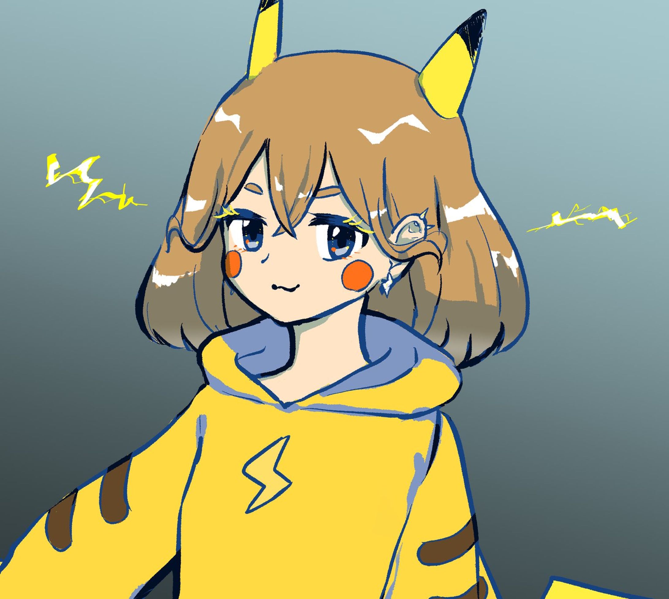 ピカチュウの擬人化-1