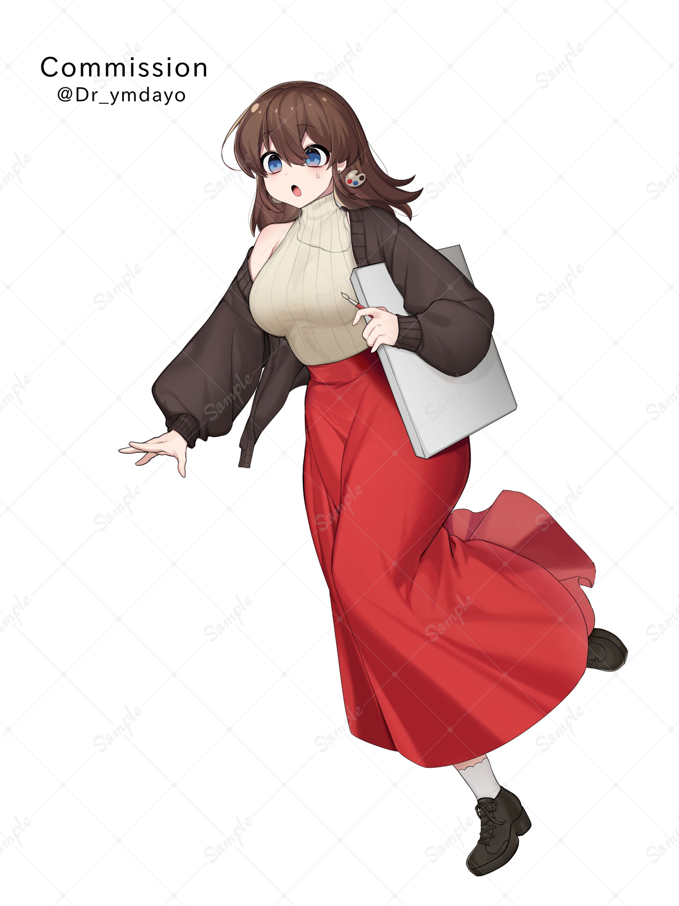 依頼品(全身立ち絵・キャラクターデザイン)-1