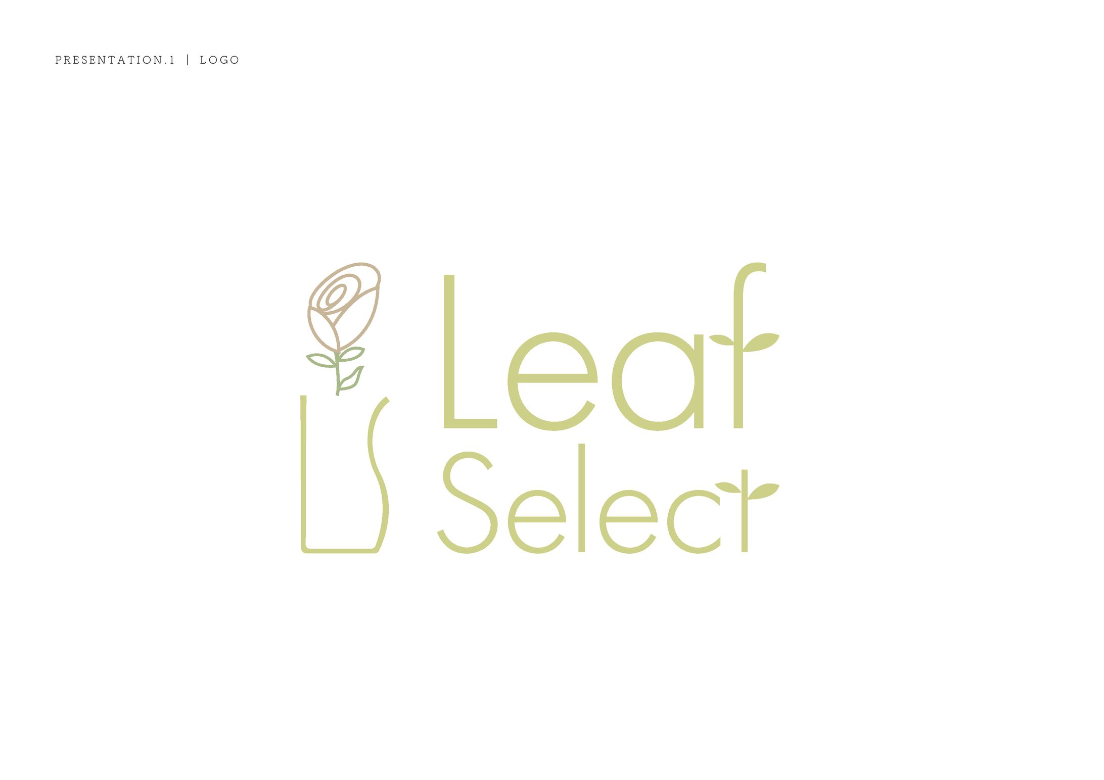 ロゴデザイン　Leaf Select-1