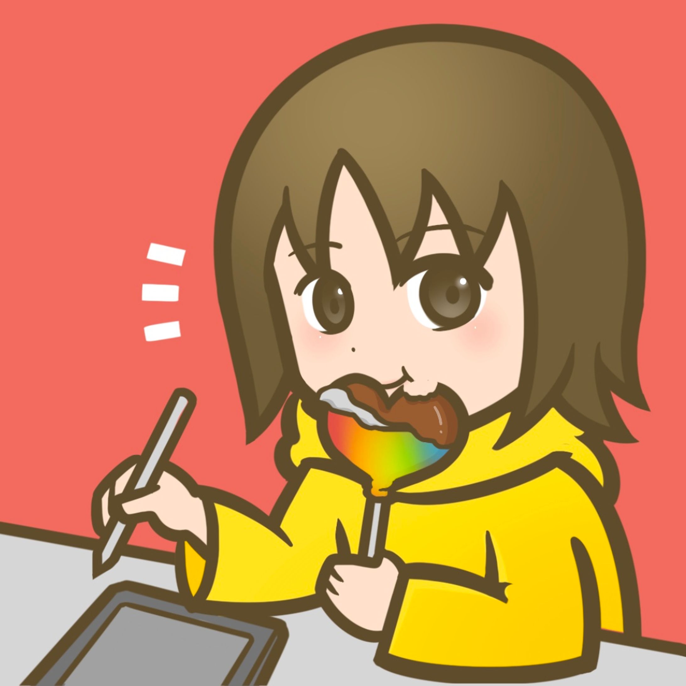 チョコ好きイラストレーター-1