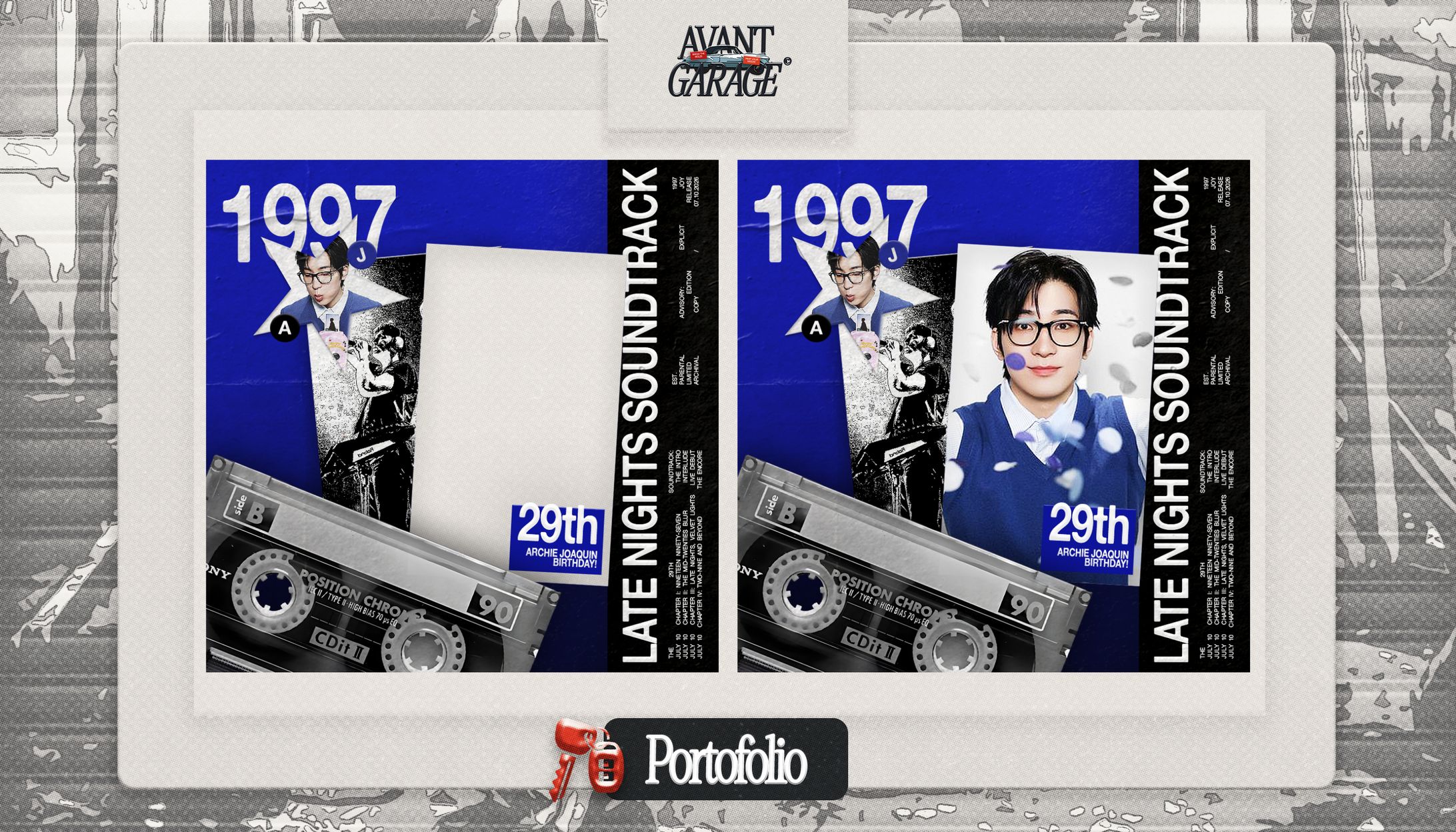 CUSTOM BIRTHDAY POSTER, LAYOUT, AND TWIBBON-1