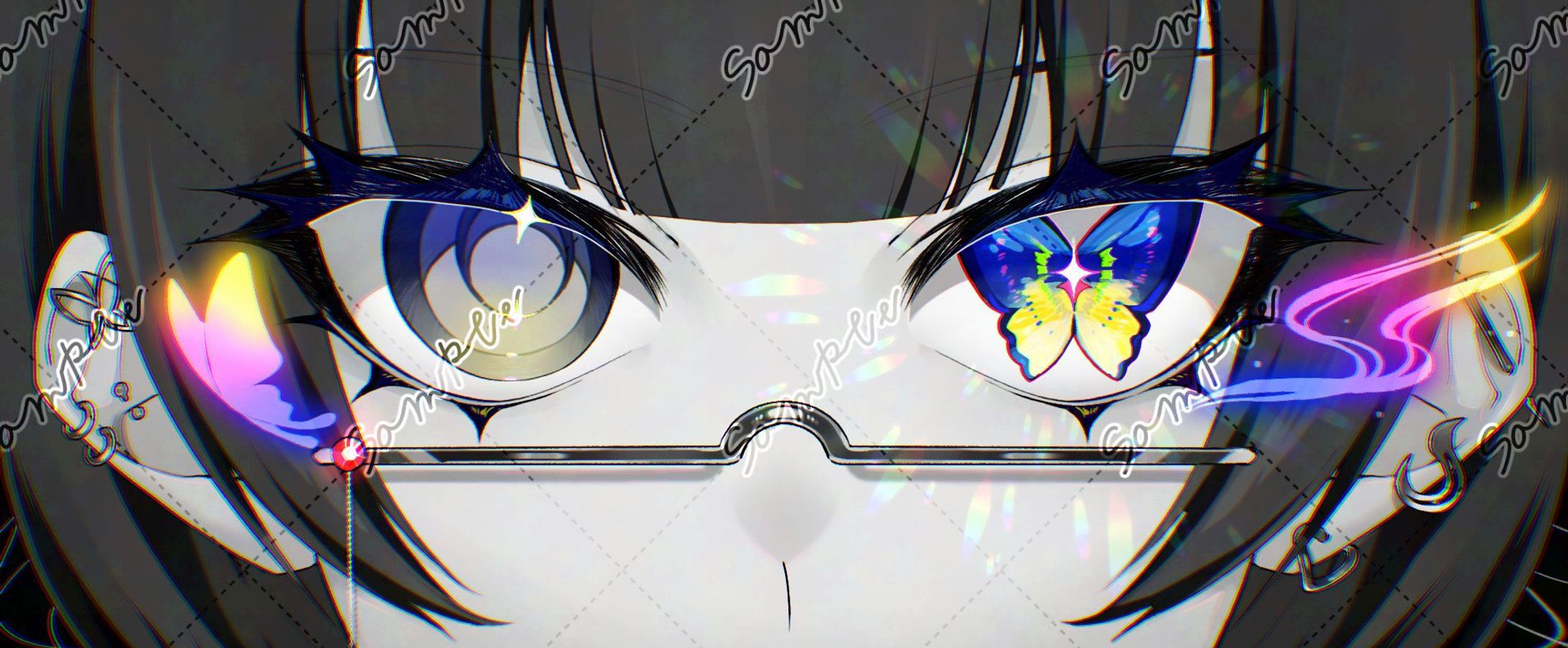 【お仕事】蝶舞シメジ様アパレルコラボイラスト-1